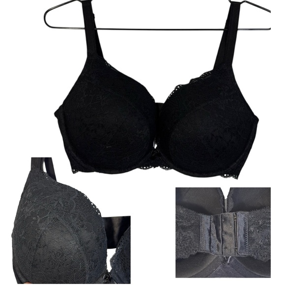 Torrid Curve‎ Bra Black Lace Push-Up in Size 38DDD  GUC - Picture 1 of 12